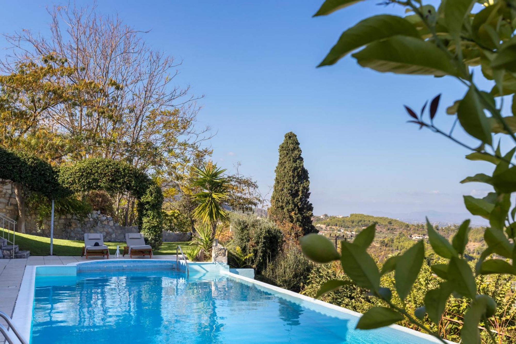 Villa Marrone Splendid Seaview Markopoulon Oropou Eksteriør billede