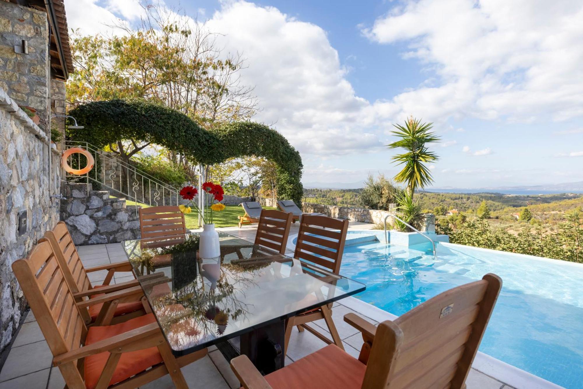 Villa Marrone Splendid Seaview Markopoulon Oropou Eksteriør billede
