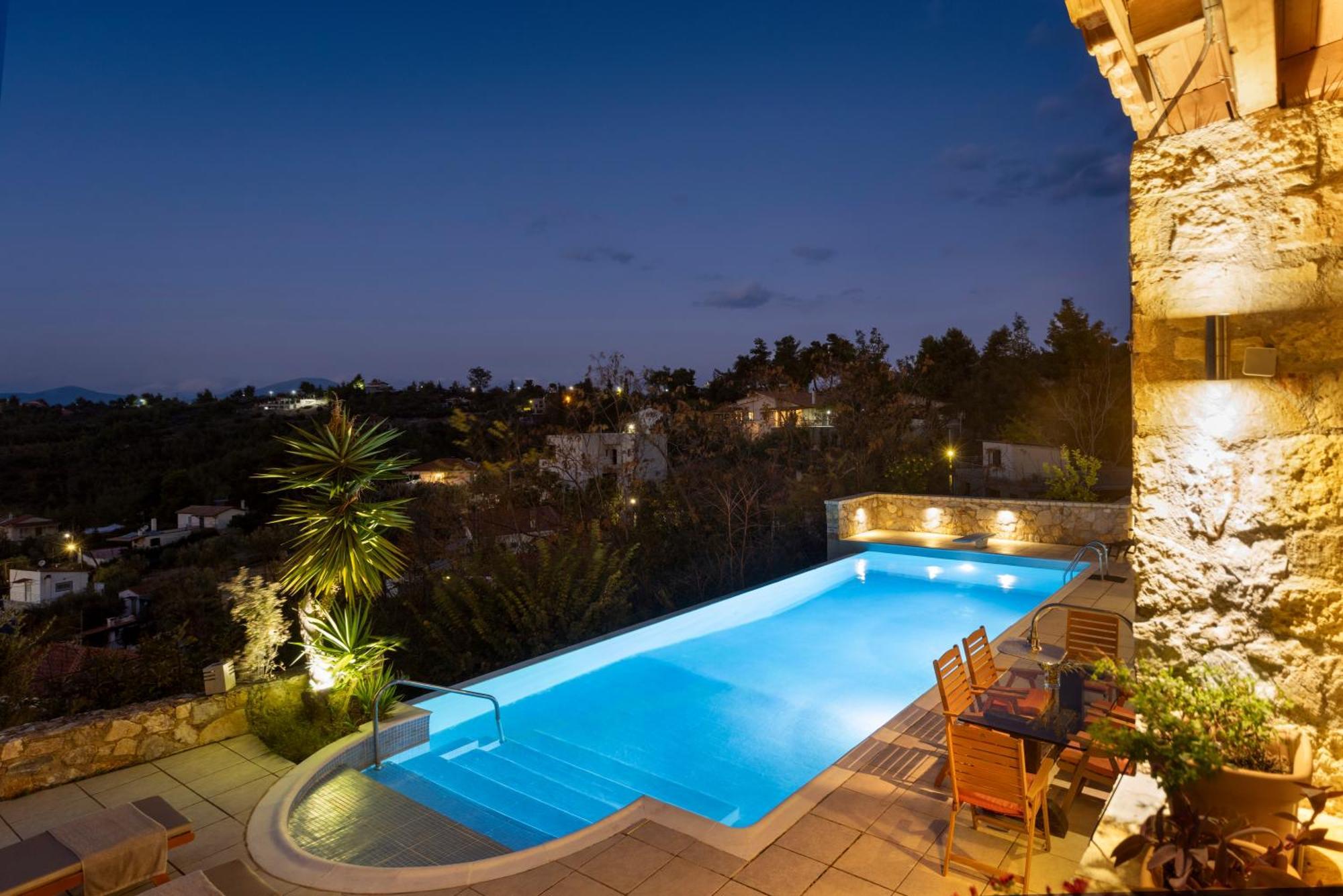 Villa Marrone Splendid Seaview Markopoulon Oropou Eksteriør billede