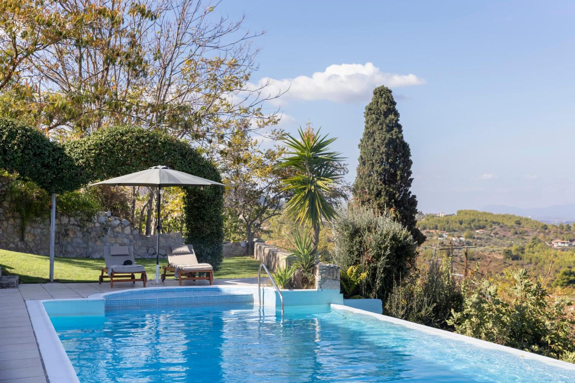Villa Marrone Splendid Seaview Markopoulon Oropou Eksteriør billede