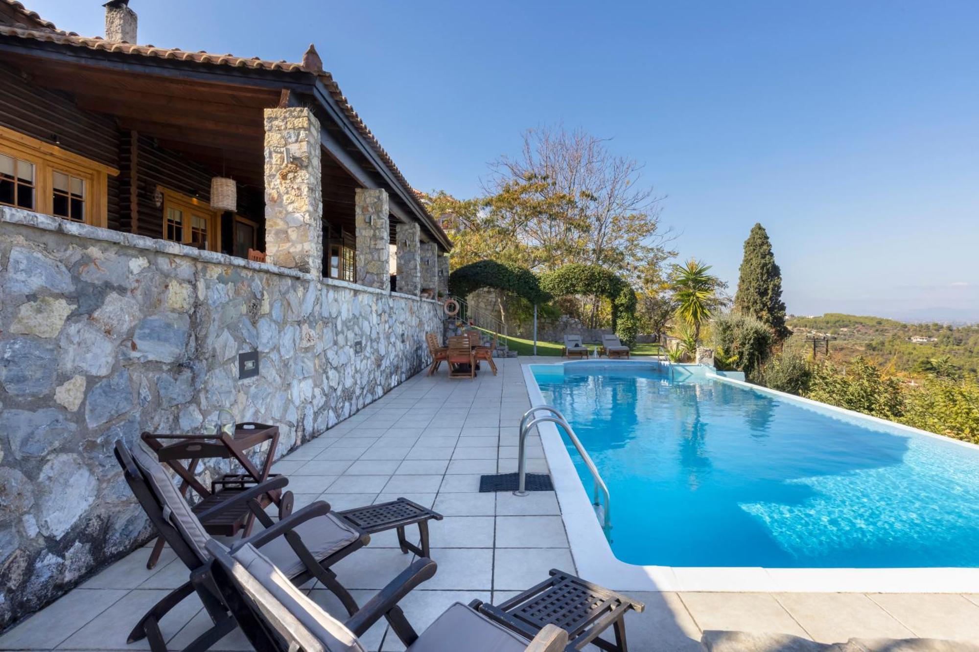 Villa Marrone Splendid Seaview Markopoulon Oropou Eksteriør billede