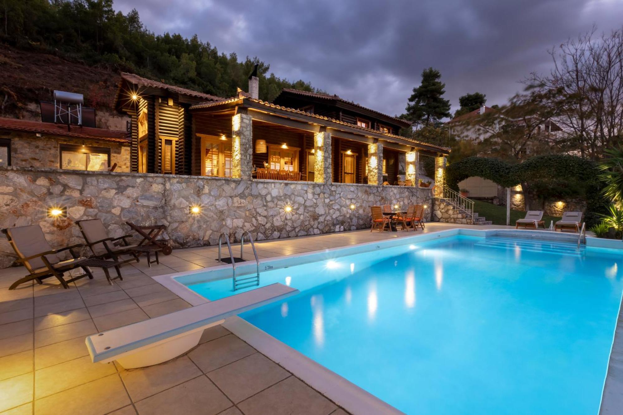 Villa Marrone Splendid Seaview Markopoulon Oropou Eksteriør billede