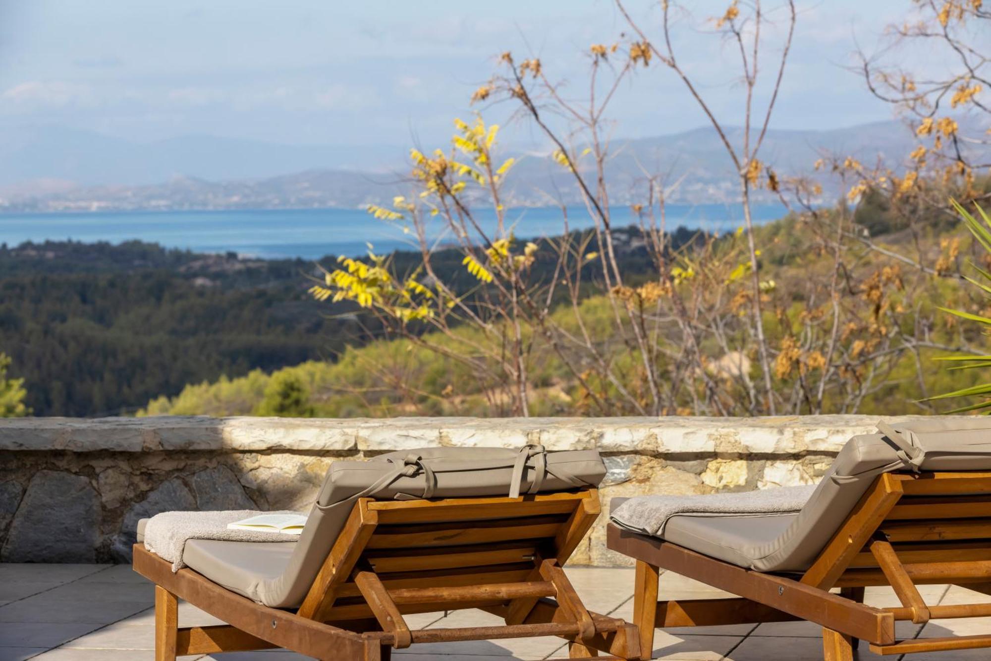 Villa Marrone Splendid Seaview Markopoulon Oropou Eksteriør billede