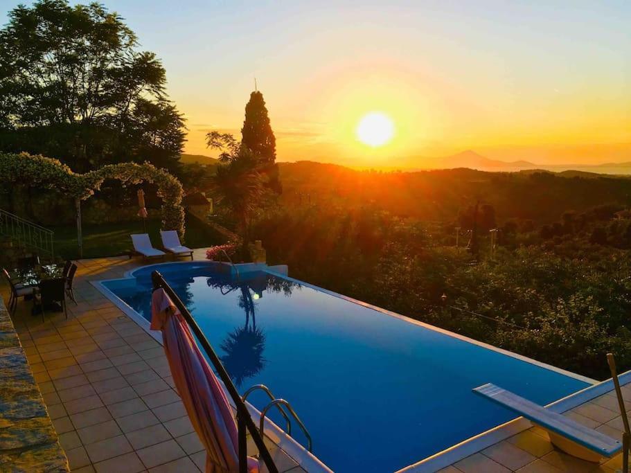 Villa Marrone Splendid Seaview Markopoulon Oropou Eksteriør billede